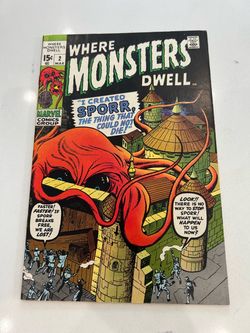 WHERE MONSTERS DWELL #2, Jack Kirby, Taboo, Sporr, Dick Ayers, FN/VF