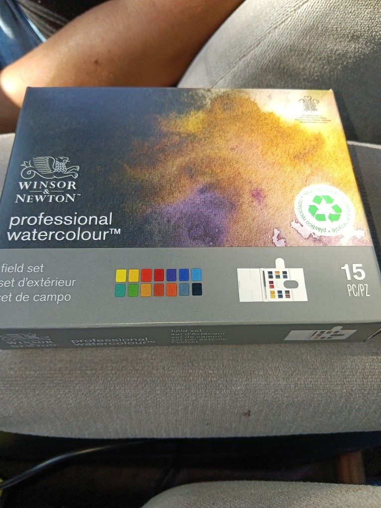 Windsor In Newton Professional Watercolor 15 Color Set Field Set