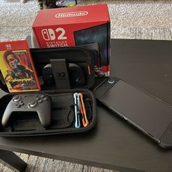 Nintendo Switch 2 Bundle - Pro Controller, Cyberpunk 2077, Console