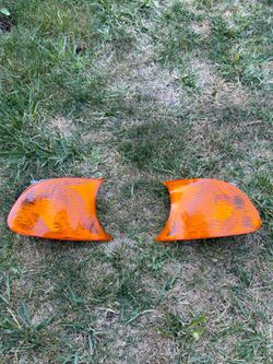 BMW E46 OEM Amber Turn Signal Corner Lights Pair