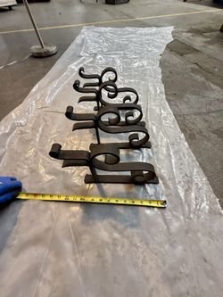 4 Heavy Duty Rod, Iron Drapery Rod Brackets