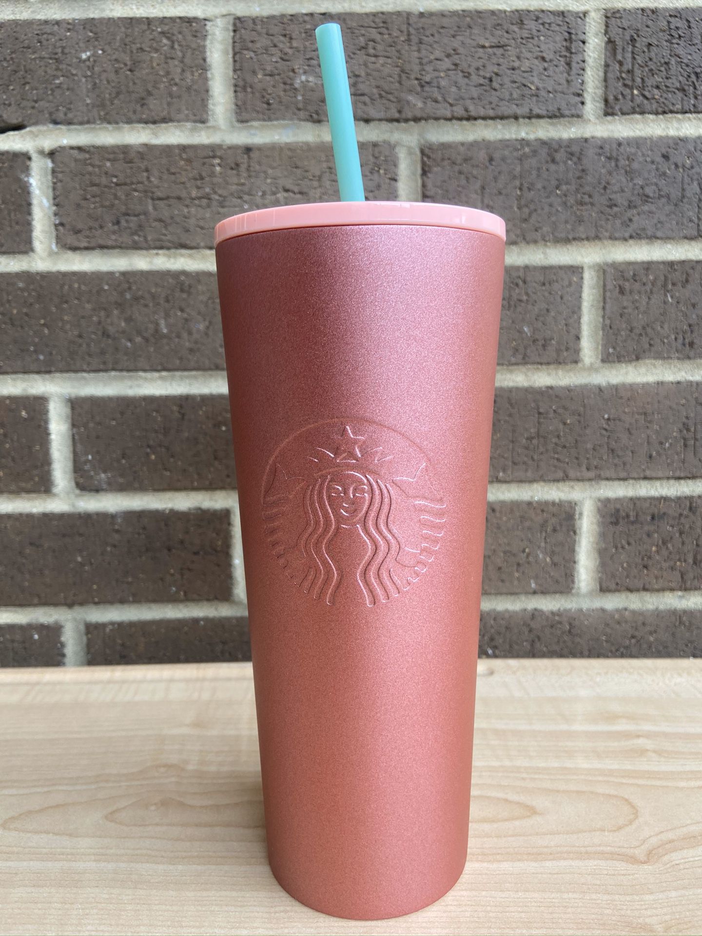 Starbucks Pink Matte Tumbler 24oz
