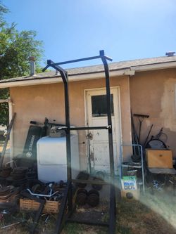 Heavy Duty Solid Steel Pullup and Dip Tower "Has been welded Together"