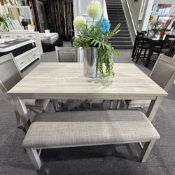 6 Pc Dining Table 