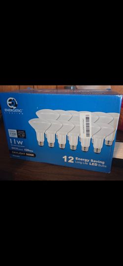 12 pk. LED Bulbs 💡, Daylight 5000K, 11 watt = 85 watts