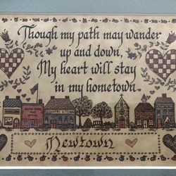 Framed Creative Calligraphy -Newtown