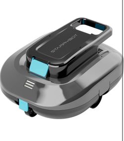 Cordless Robotic Pool Cleaner with Dual high-Efficiency Motors Delivers Strong Suction, Smart Self-Parking,