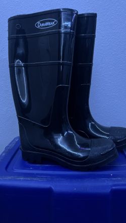 Black DURAWEAR Steel Toe PVC BOOTS Size 7