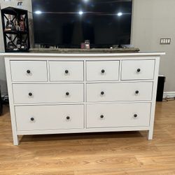 IKEA Dresser W/ Glass Top ( Delivery Is Available)