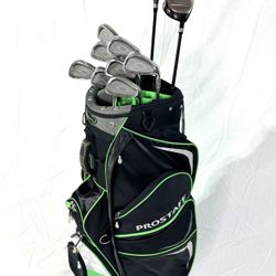 Mens Complete Golf Set RH + Bag | New Midsize Grips! Driver Irons Woods