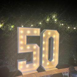 Marquee Letters And Numbers