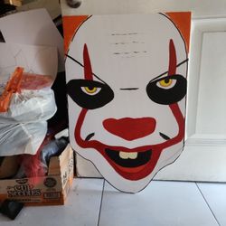 HALLOWEEN PENNYWISE Poster size marquee