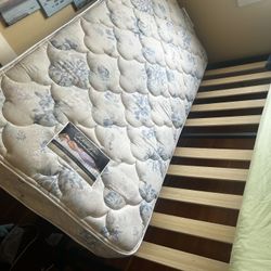 Beauty Rest Twin Spring Mattress With Frame