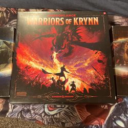 Warriors Of Krynn Board Game With Terrain And Creature expansions 