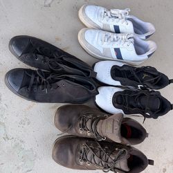 Men's Shoe Bundle - Jordan, Sneakers, Boots 12 size