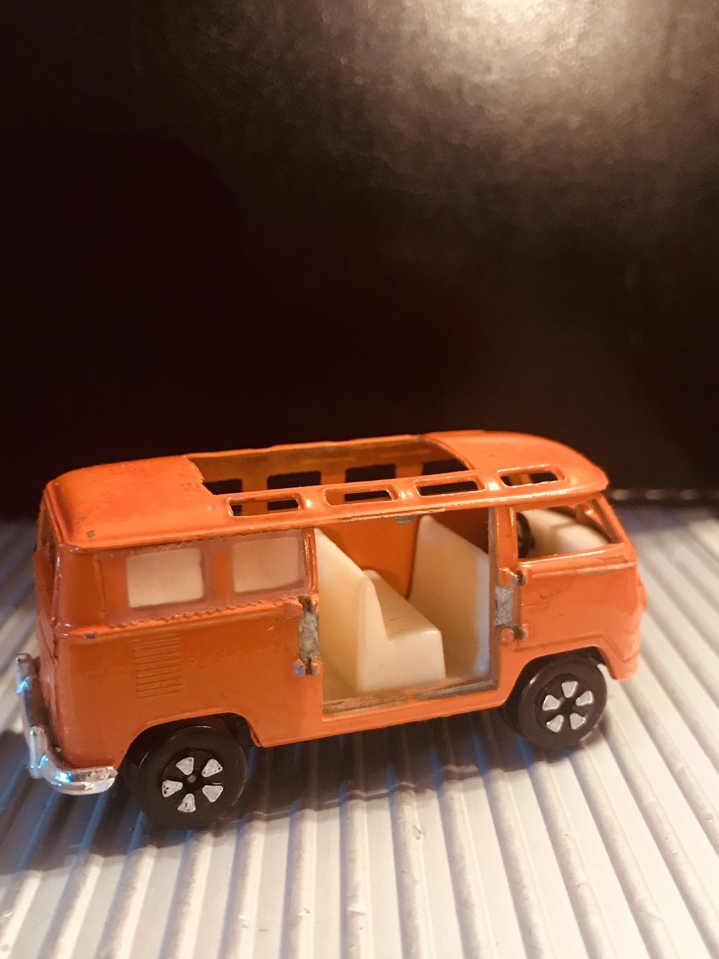 Diecast Vintage Playart VW Station Wagon Hong Kong HTF (side Door Missing )