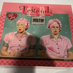 Vintage Unopened "I Love Lucy" 550 pc puzzle Speed It Up Ceaco 2003 Episode 39