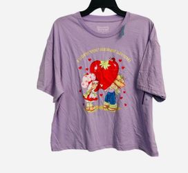 Women’s Purple Strawberry Shortcake T-shirt Size L