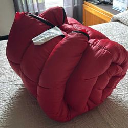 Sleeping Camping Bag Like New Color Red