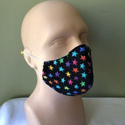 Cotton face mask with filter made in USA