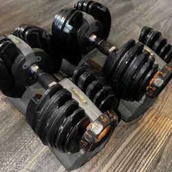 52.5 Lbs Adjustable Dumbbells 