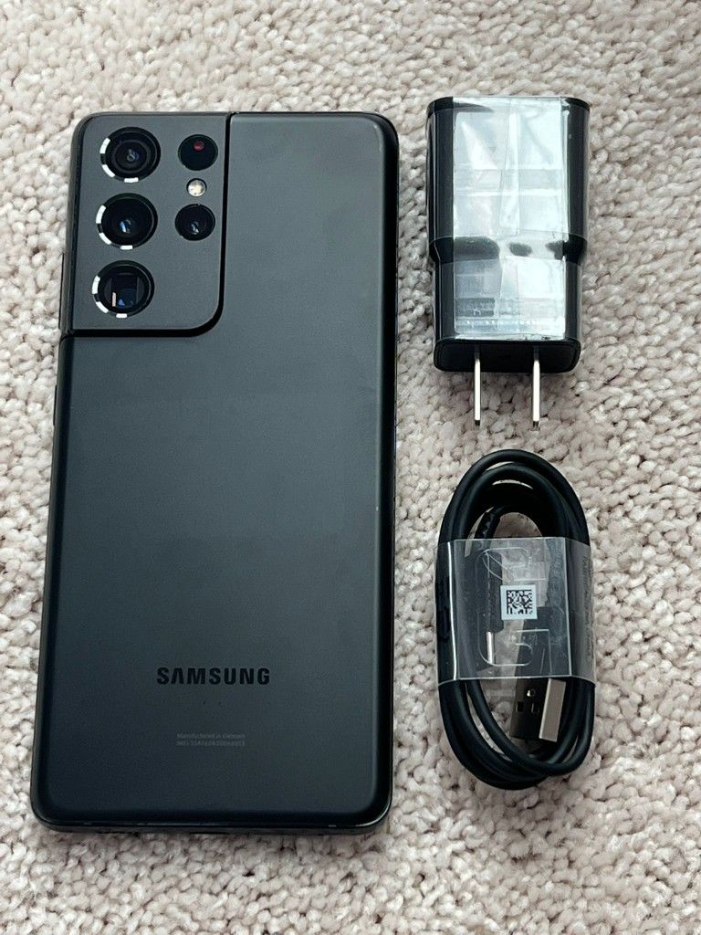Samsung Galaxy S21 Ultra  , Factory Unlocked,  Excellent Condition  Like New 