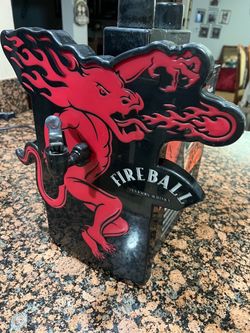 Fireball Cinnamon Whisky Liquor Dispenser practically new!!!
