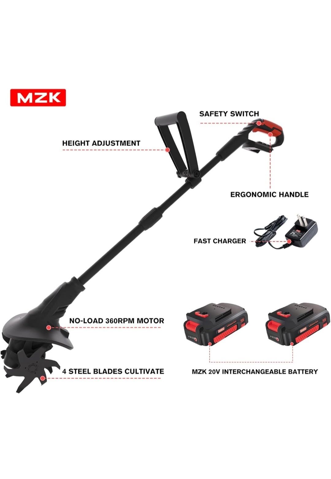 Cordless Tiller