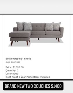 Brand New L-Shaped Couch