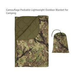 Brand new Camouflage Packable Lightweight Outdoor Blanket