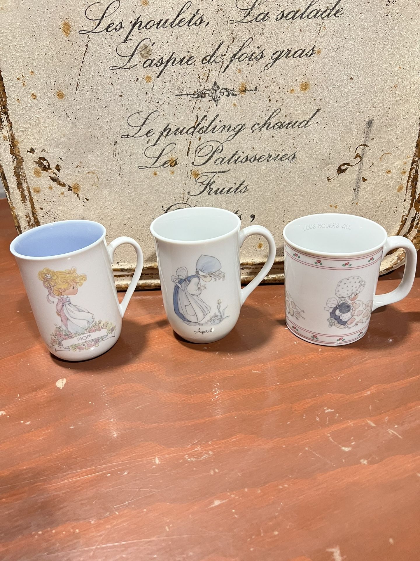 Precious Moments coffee mug 3 pieces