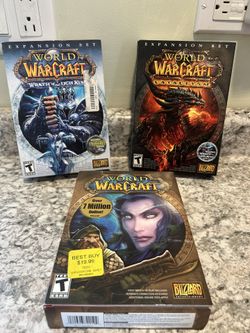 World Of War Craft Lot Of 3 Games