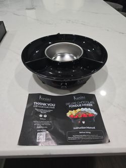 Kusini Electric Chocolate Melting Pot & 3-Section Serving Tray (Pristine)