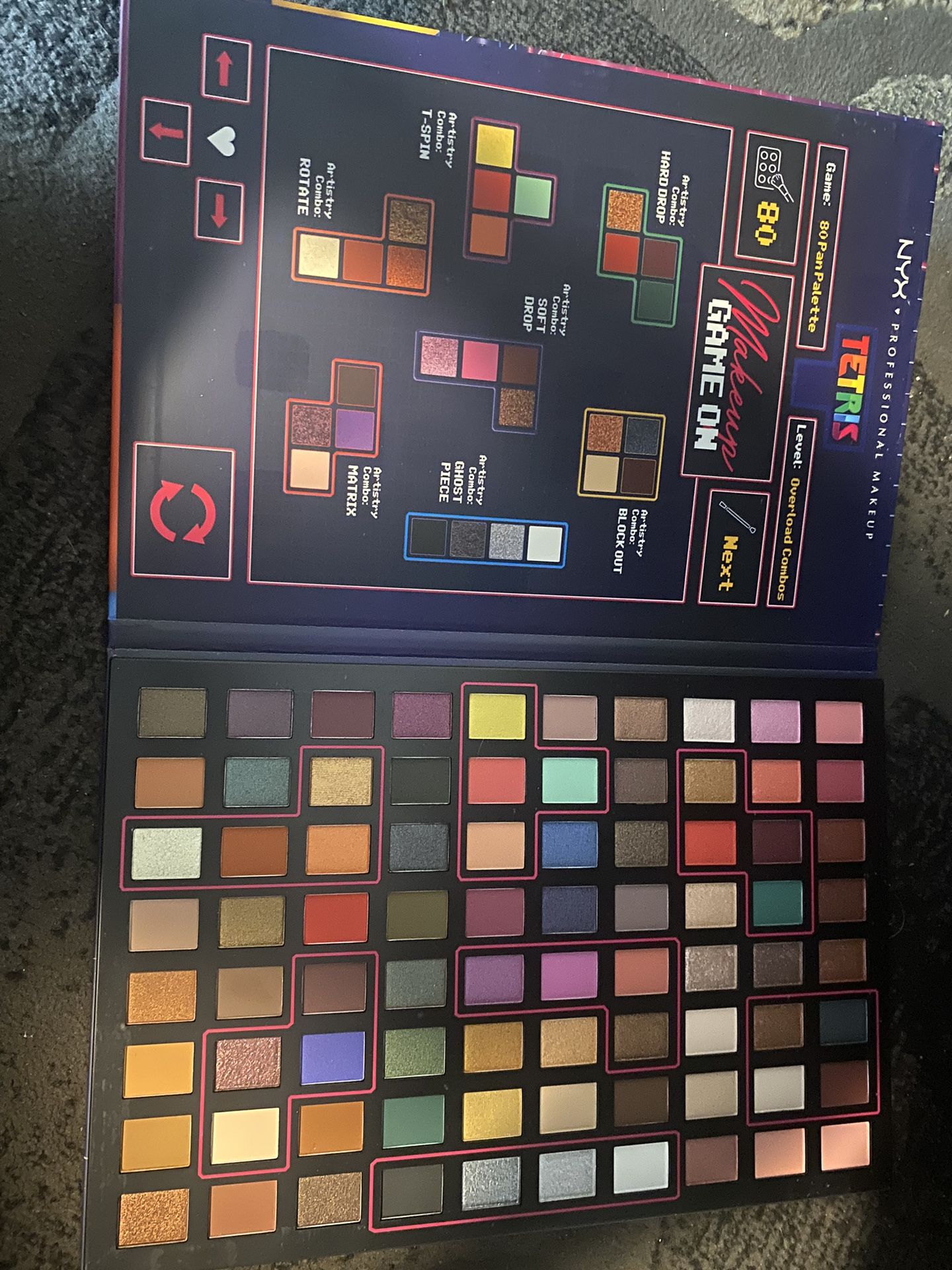 NYX Tetris eyeshadow palette