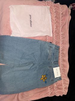 Privé Alliance Blue Denim Jeans Size Large