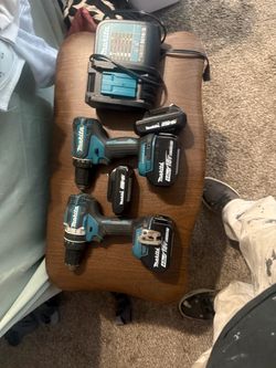 Makita brushless 18 v set with extra batterys