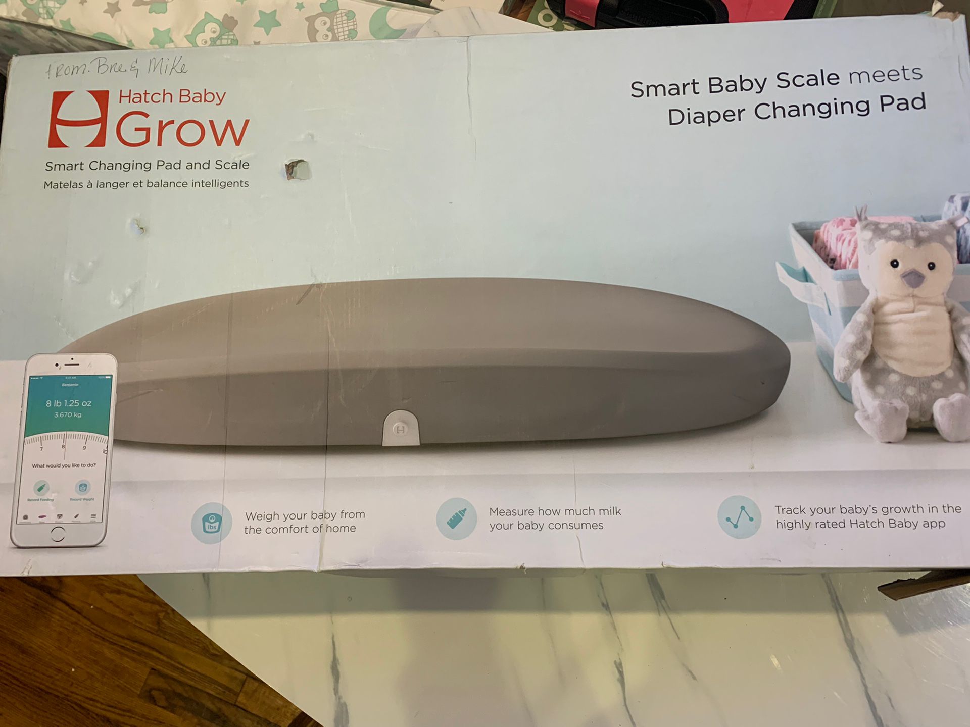 Hatch Baby Grow Smart Scale & Diaper Changing Pad
