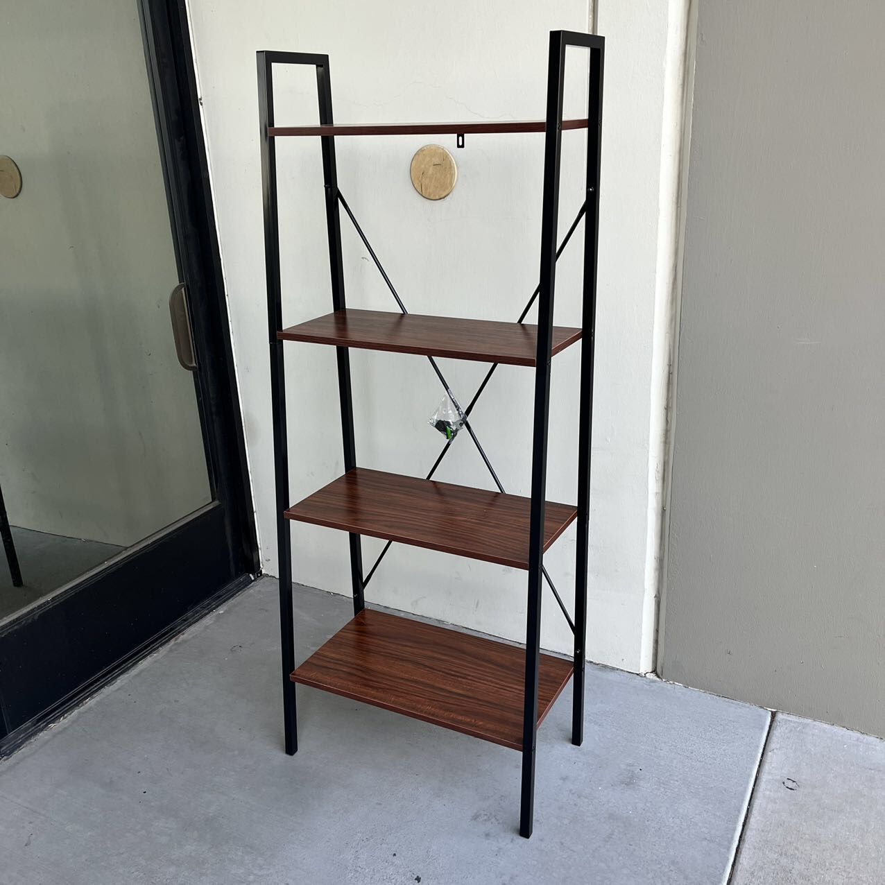 New In Box 24x13x58 Inch Tall 4 Tier Bookshelf Display Book Shelf Organizer Rack Stand