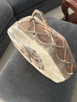 Hand painted Cheyenne Drum