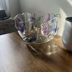 wonderful glass bowl for fruits or something else?