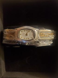 Roderick Tenorio sterling silver and 14k gold watch