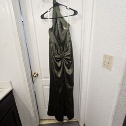 Olive Halter Dress