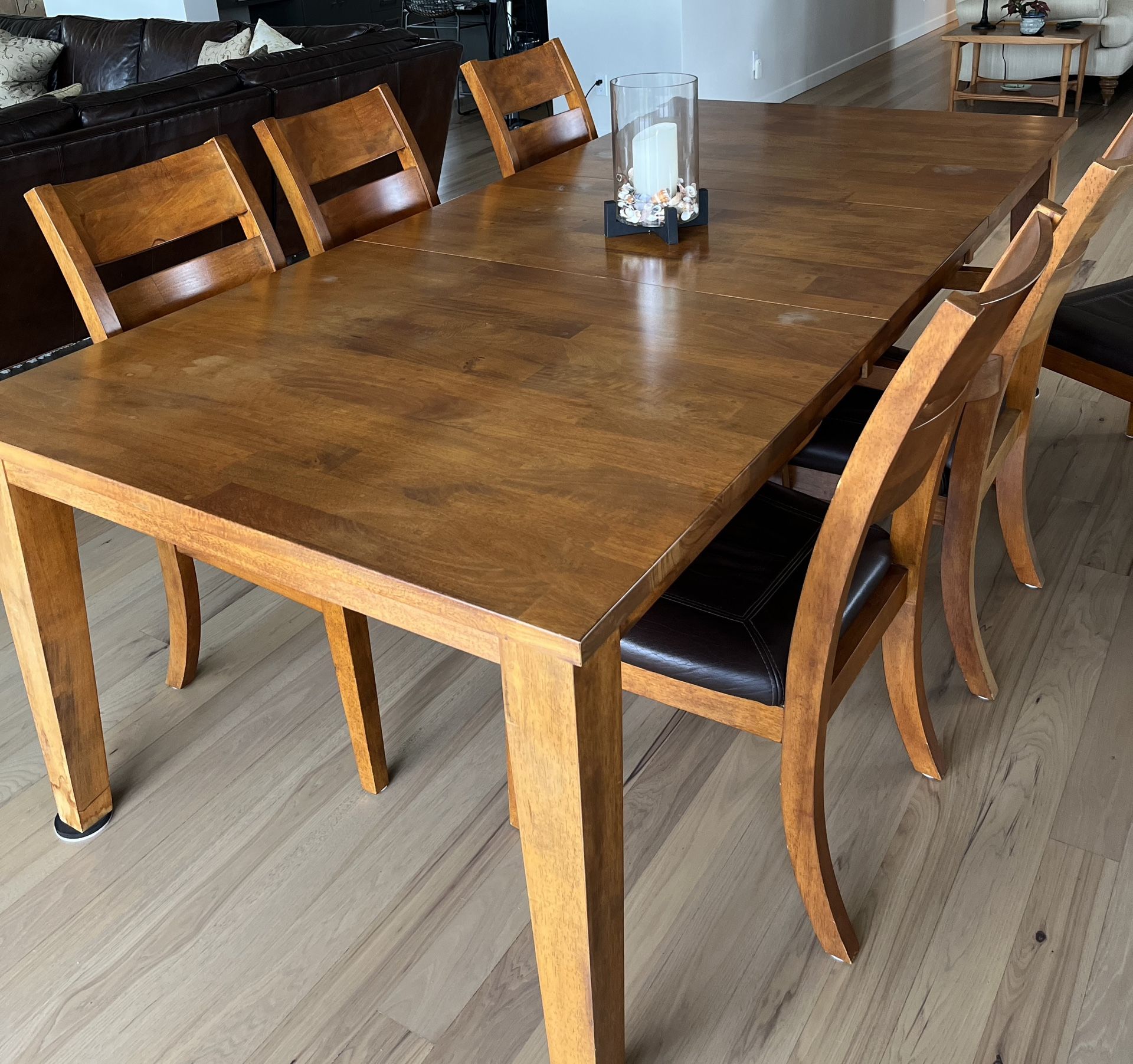 Solid wood dining room table (8 Ft X 44 in)
