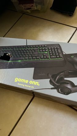 Game onn keyboard, mouse, and mat