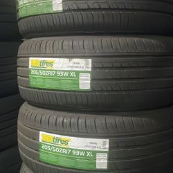 205-50-17 All Season Tires installed (4) New 50,000 Mile Warranty-We Finance