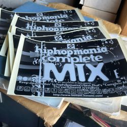 Original Hip Hop Mania Complete Mix Arcade Sticker Art 