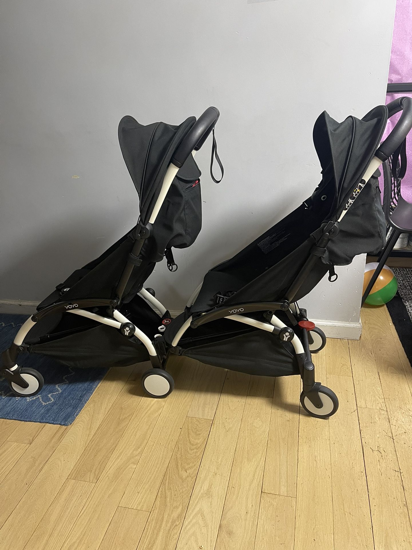 Yoyo Double Stroller Yoyo Connect Babyzen Stokke Plus Blue Bassinet