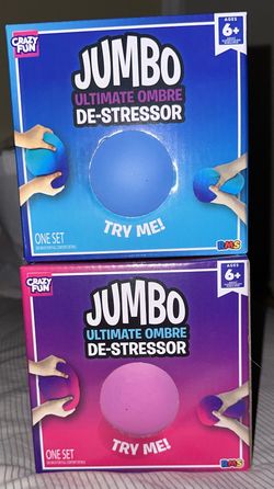 JUMBO De-stressor ombre (Purple or blue) $12 each