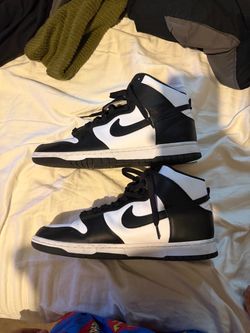 Nike Dunk High Black and White Sneakers