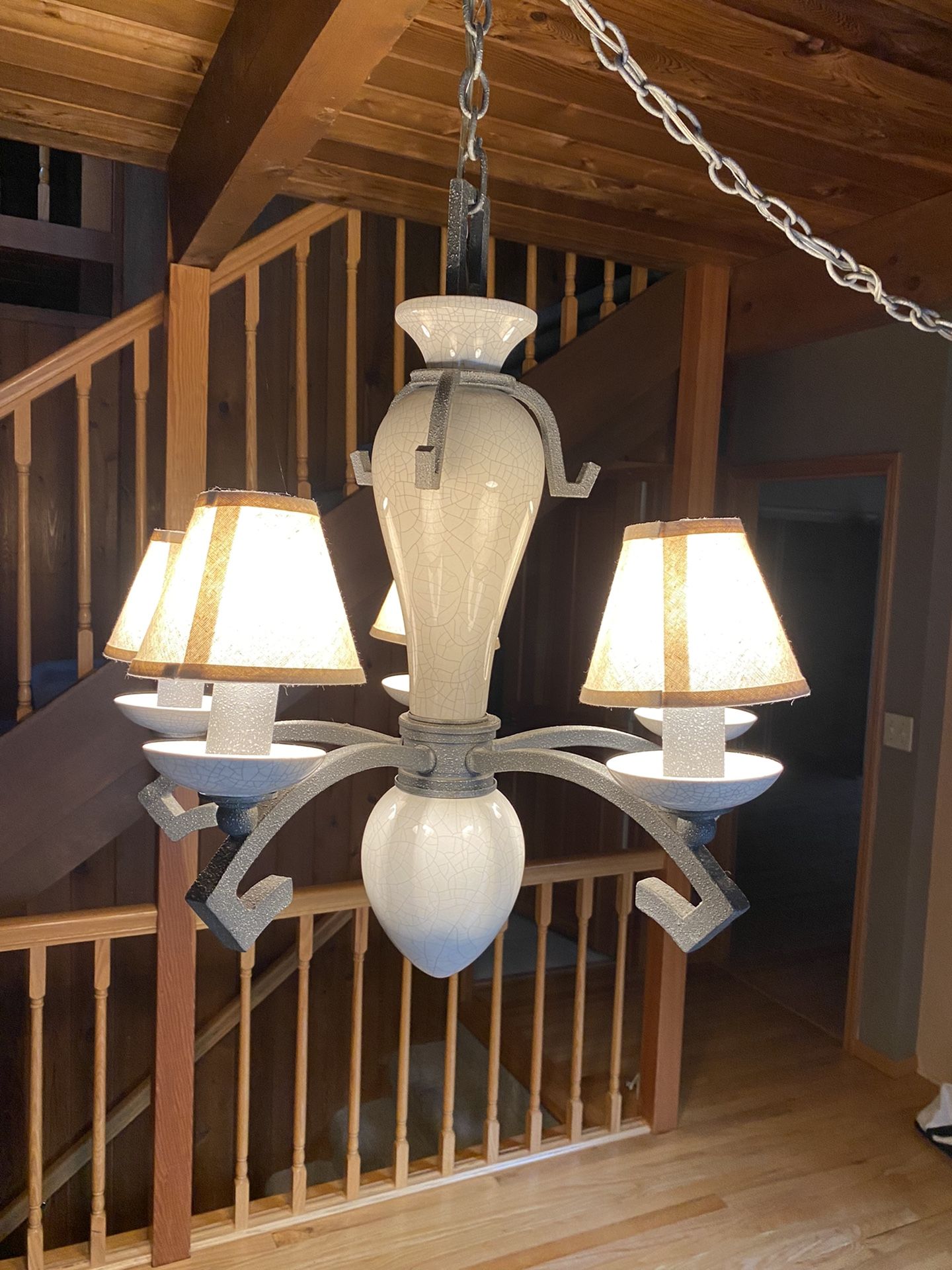 Swag Rustic Chandelier